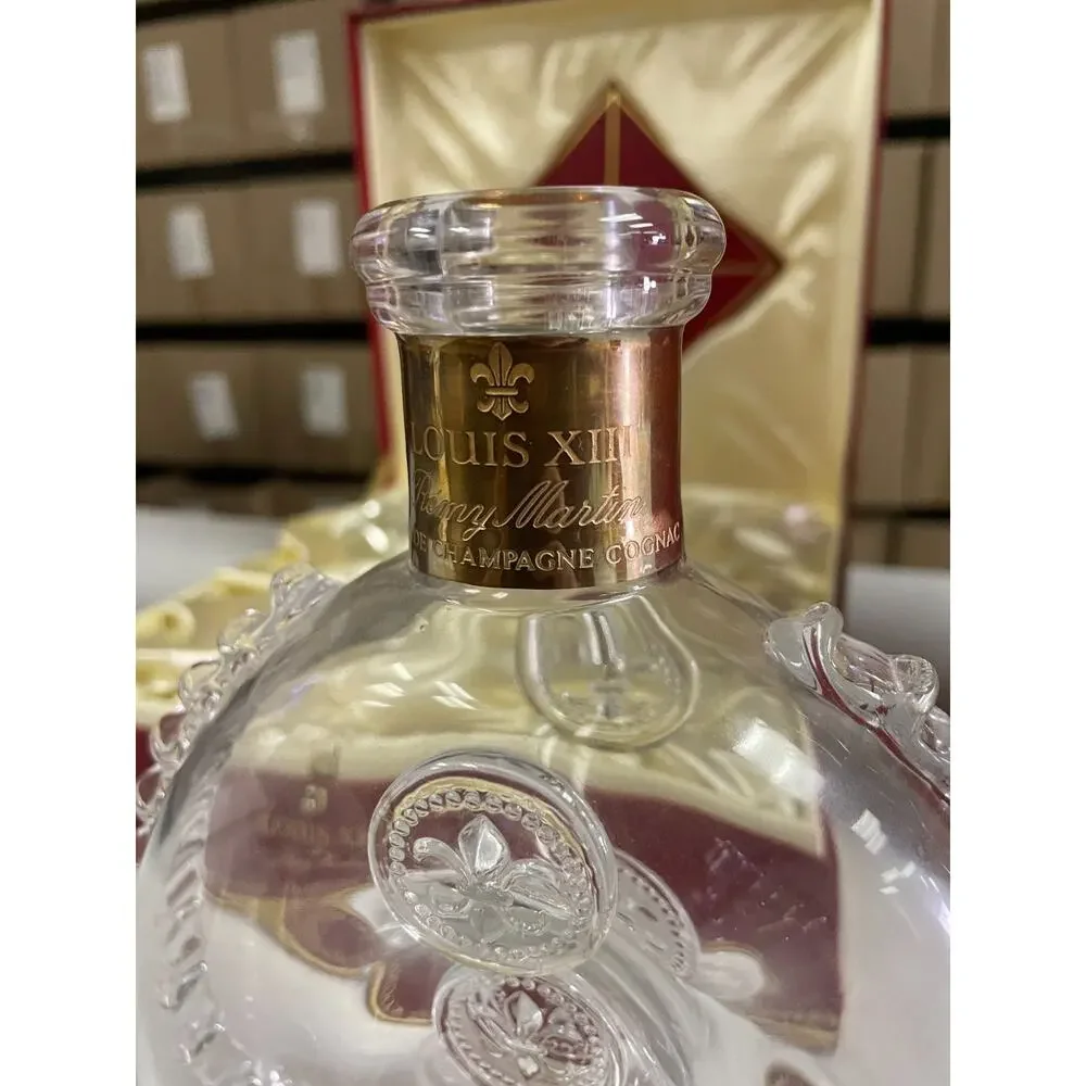 Louis XIII Rémy Martin Grande Champagne Cognac Baccarat Crystal Decanter Bottle